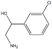 2-amino-1-(3-chlorophenyl)ethanol 结构式