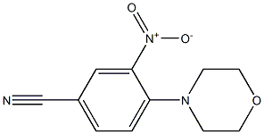 4-morpholino-3-nitrobenzonitrile Structure