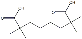 2,2,7,7-tetramethyloctanedioic acid Structure