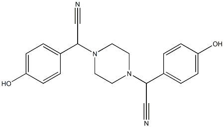 2-{4-[cyano(4-hydroxyphenyl)methyl]piperazino}-2-(4-hydroxyphenyl)acetonitrile