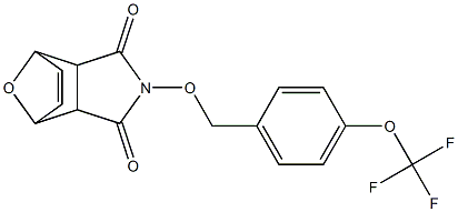  4-{[4-(trifluoromethoxy)benzyl]oxy}-10-oxa-4-azatricyclo[5.2.1.0~2,6~]dec-8-ene-3,5-dione