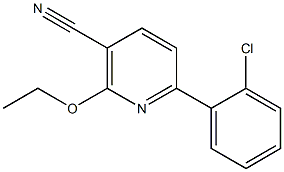 6-(2-chlorophenyl)-2-ethoxynicotinonitrile Structure