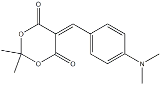 5-[4-(dimethylamino)benzylidene]-2,2-dimethyl-1,3-dioxane-4,6-dione