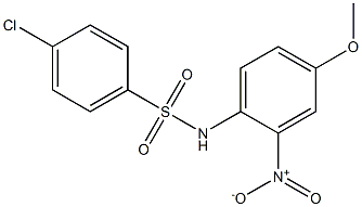 N1-(4-methoxy-2-nitrophenyl)-4-chlorobenzene-1-sulfonamide|