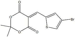 5-[(4-bromo-2-thienyl)methylidene]-2,2-dimethyl-1,3-dioxane-4,6-dione