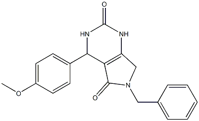 6-benzyl-4-(4-methoxyphenyl)-3,4,6,7-tetrahydro-1H-pyrrolo[3,4-d]pyrimidine-2,5-dione