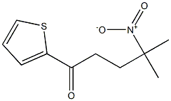 4-methyl-4-nitro-1-(2-thienyl)-1-pentanone Struktur