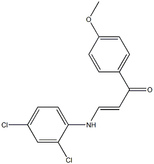 3-(2,4-dichloroanilino)-1-(4-methoxyphenyl)prop-2-en-1-one