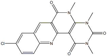 9-chloro-2,4,5-trimethyl-1,2,3,4,5,6-hexahydrobenzo[b]pyrimido[4,5-h][1,6]naphthyridine-1,3,6-trione|