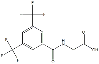 2-{[3,5-di(trifluoromethyl)benzoyl]amino}acetic acid|