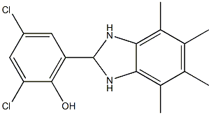 2,4-dichloro-6-(4,5,6,7-tetramethyl-2,3-dihydro-1H-benzo[d]imidazol-2-yl)phenol