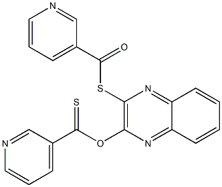 3-[(3-pyridylcarbonyl)thio]quinoxalin-2-yl pyridine-3-carbothioate