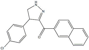  [4-(4-chlorophenyl)-4,5-dihydro-1H-pyrazol-3-yl](2-naphthyl)methanone