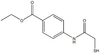 ethyl 4-[(2-mercaptoacetyl)amino]benzoate Structure