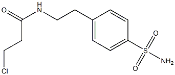 N-{2-[4-(aminosulfonyl)phenyl]ethyl}-3-chloropropanamide