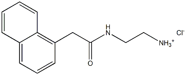 2-{[2-(1-naphthyl)acetyl]amino}-1-ethanaminium chloride Structure