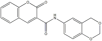 N3-(4H-1,3-benzodioxin-6-yl)-2-oxo-2H-chromene-3-carboxamide Structure