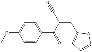 2-(4-methoxybenzoyl)-3-(2-thienyl)acrylonitrile