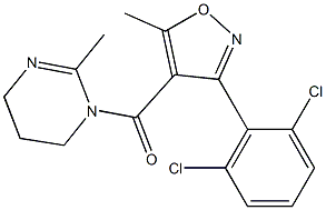  [3-(2,6-dichlorophenyl)-5-methylisoxazol-4-yl](2-methyl-1,4,5,6-tetrahydropyrimidin-1-yl)methanone