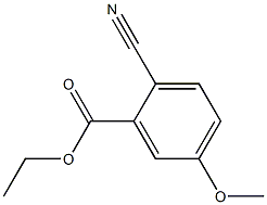 ethyl 2-cyano-5-methoxybenzoate 化学構造式