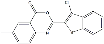  2-(3-chlorobenzo[b]thiophen-2-yl)-6-methyl-4H-3,1-benzoxazin-4-one