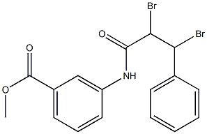 methyl 3-[(2,3-dibromo-3-phenylpropanoyl)amino]benzenecarboxylate