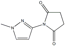 1-(1-methyl-1H-pyrazol-3-yl)dihydro-1H-pyrrole-2,5-dione Struktur