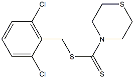 2,6-dichlorobenzyl thiomorpholine-4-carbodithioate