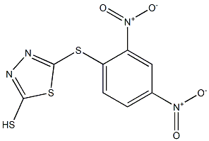 5-[(2,4-dinitrophenyl)thio]-1,3,4-thiadiazole-2-thiol