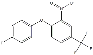 1-(4-fluorophenoxy)-2-nitro-4-(trifluoromethyl)benzene Structure