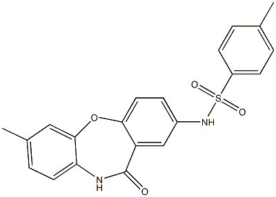 4-methyl-N-(7-methyl-11-oxo-10,11-dihydrodibenzo[b,f][1,4]oxazepin-2-yl)benzenesulfonamide