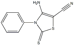 4-amino-3-phenyl-2-thioxo-2,3-dihydro-1,3-thiazole-5-carbonitrile