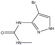 N-(4-bromo-1H-pyrazol-3-yl)-N'-methylurea Structure