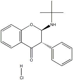 (2R,3S)-2-(tert-butylamino)-3-phenyl-3,4-dihydro-2H-4-chromenone hydrochloride