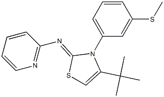 N2-{4-(tert-butyl)-3-[3-(methylthio)phenyl]-2,3-dihydro-1,3-thiazol-2-yliden}pyridin-2-amine