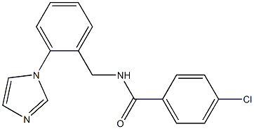 4-chloro-N-[2-(1H-imidazol-1-yl)benzyl]benzenecarboxamide