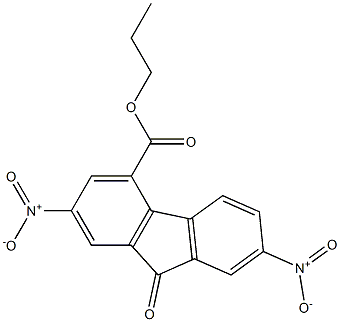 propyl 2,7-dinitro-9-oxo-9H-fluorene-4-carboxylate