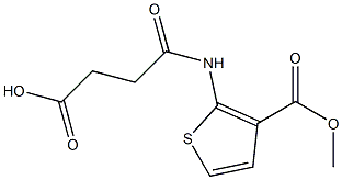  4-{[3-(methoxycarbonyl)-2-thienyl]amino}-4-oxobutanoic acid