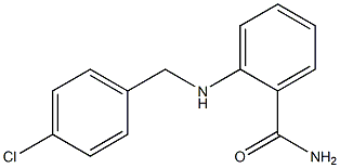 2-[(4-chlorobenzyl)amino]benzenecarboxamide Structure