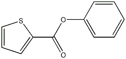 phenyl thiophene-2-carboxylate 化学構造式