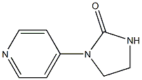 1-(4-pyridinyl)tetrahydro-2H-imidazol-2-one,,结构式