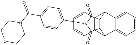 17-[4-(morpholinocarbonyl)phenyl]-17-azapentacyclo[6.6.5.0~2,7~.0~9,14~.0~15,19~]nonadeca-2,4,6,9(14),10,12-hexaene-16,18-dione