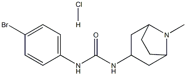 N-(4-bromophenyl)-N'-(8-methyl-8-azabicyclo[3.2.1]oct-3-yl)urea hydrochloride Structure