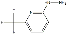 6-(Trifluoromethyl)pyrid-2-ylhydrazine,,结构式