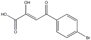 4-(4-bromophenyl)-2-hydroxy-4-oxobut-2-enoic acid 结构式