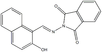 2-{[(2-hydroxy-1-naphthyl)methylidene]amino}isoindoline-1,3-dione