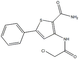 3-[(2-chloroacetyl)amino]-5-phenylthiophene-2-carboxamide