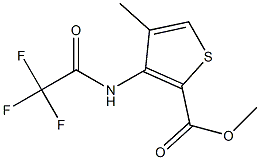 methyl 4-methyl-3-[(2,2,2-trifluoroacetyl)amino]thiophene-2-carboxylate|