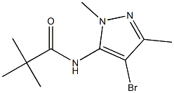 N1-(4-bromo-1,3-dimethyl-1H-pyrazol-5-yl)-2,2-dimethylpropanamide Structure