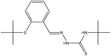 N1-(tert-butyl)-2-[2-(tert-butylthio)benzylidene]hydrazine-1-carbothioamide